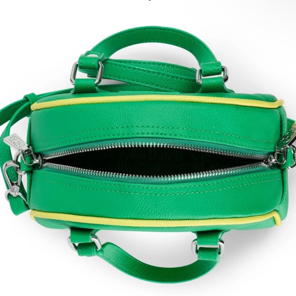 Von Dutch Green and Yellow Satchel/ Bowling Bag - Picture 5 of 8
